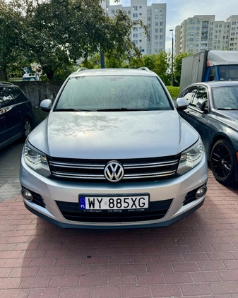 Volkswagen Tiguan cena 49800 przebieg: 98604, rok produkcji 2013 z Warszawa małe 326